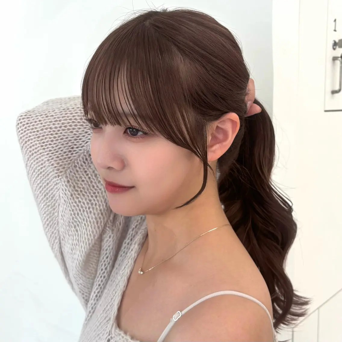 ロング カラー 透明感カラー レイヤーカット カット ヘアカラー トリートメント mei / レイヤー 顔まわり 🤍のヘアスタイル
