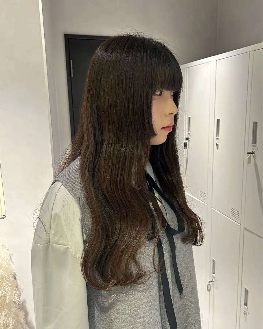 ロング 姫カット 寺川留以 /カットモデル募集中のヘアスタイル