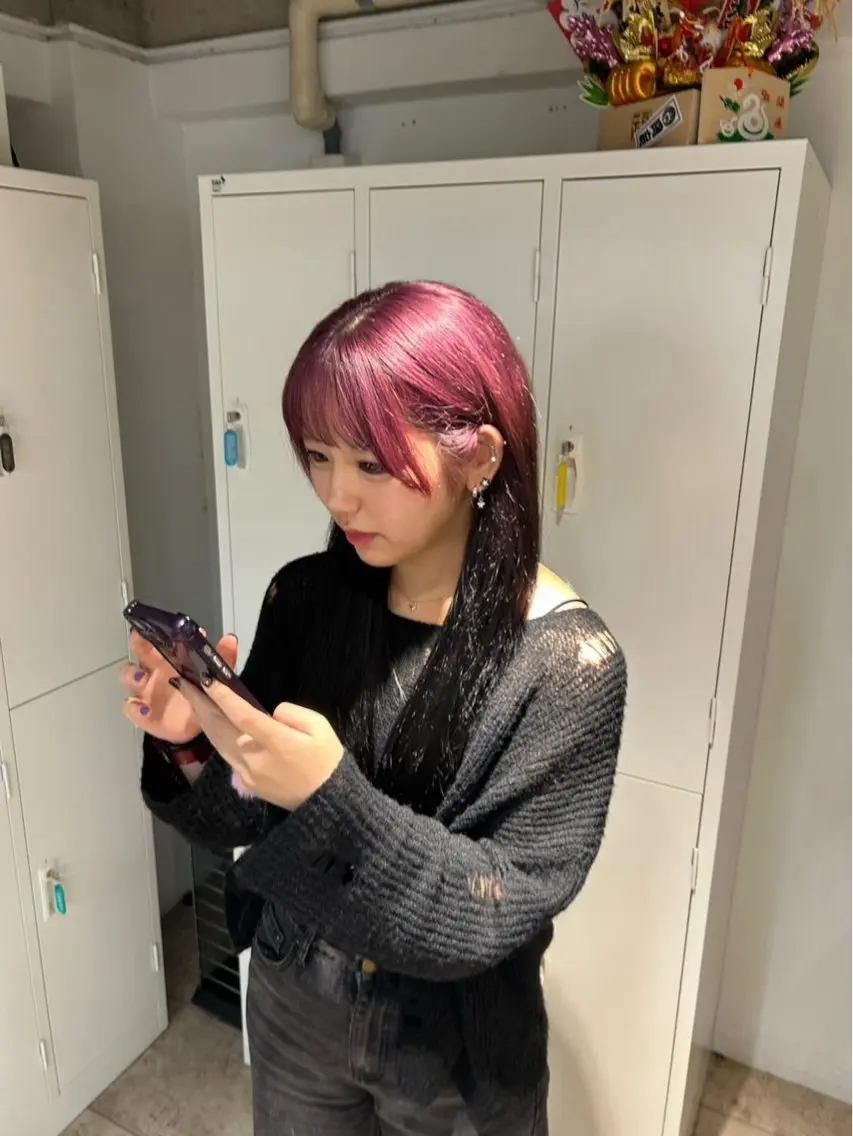 ロング エクステ てるい かほのヘアスタイル