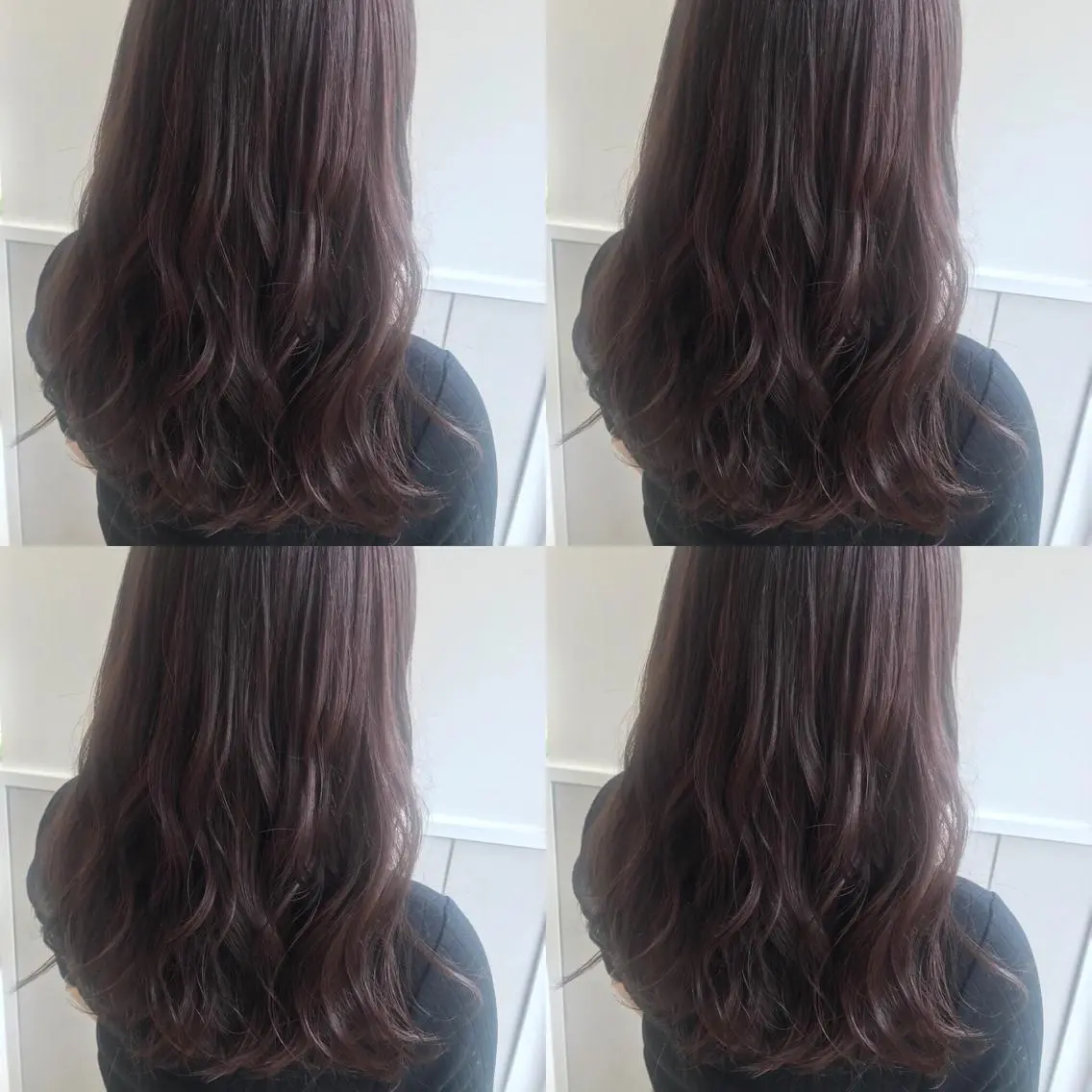 セミロング カラー カット ヘアカラー トリートメント 小栗 麻衣のヘアスタイル