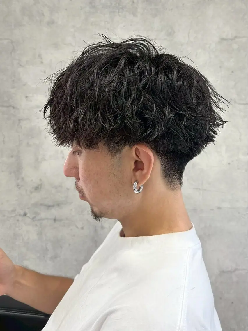 パーマ メンズ メンズパーマ ツイストスパイラルパーマ スパイラルパーマ 🔥ツイスパ/ フェザー🔥真裟斗のヘアスタイル