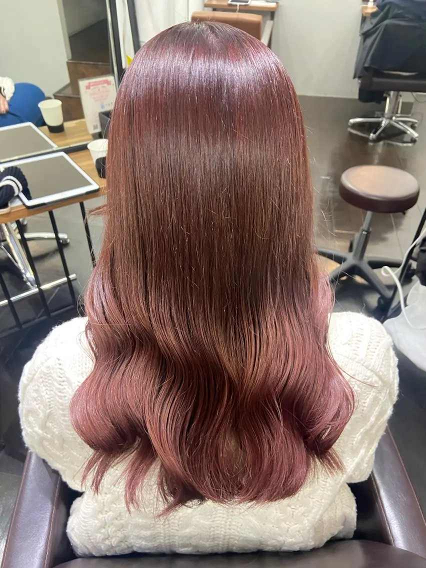 ロング カラー ヘアアレンジ ブリーチ 🌷名駅/髪質改善 ヘアセット/モネ🌷のヘアスタイル
