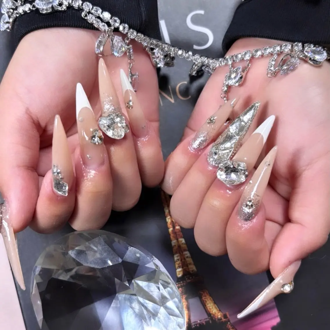 ネイル チークネイル ドット フットネイル フレンチネイル グラデーション Nihonthy Nail 新宿のネイルデザイン
