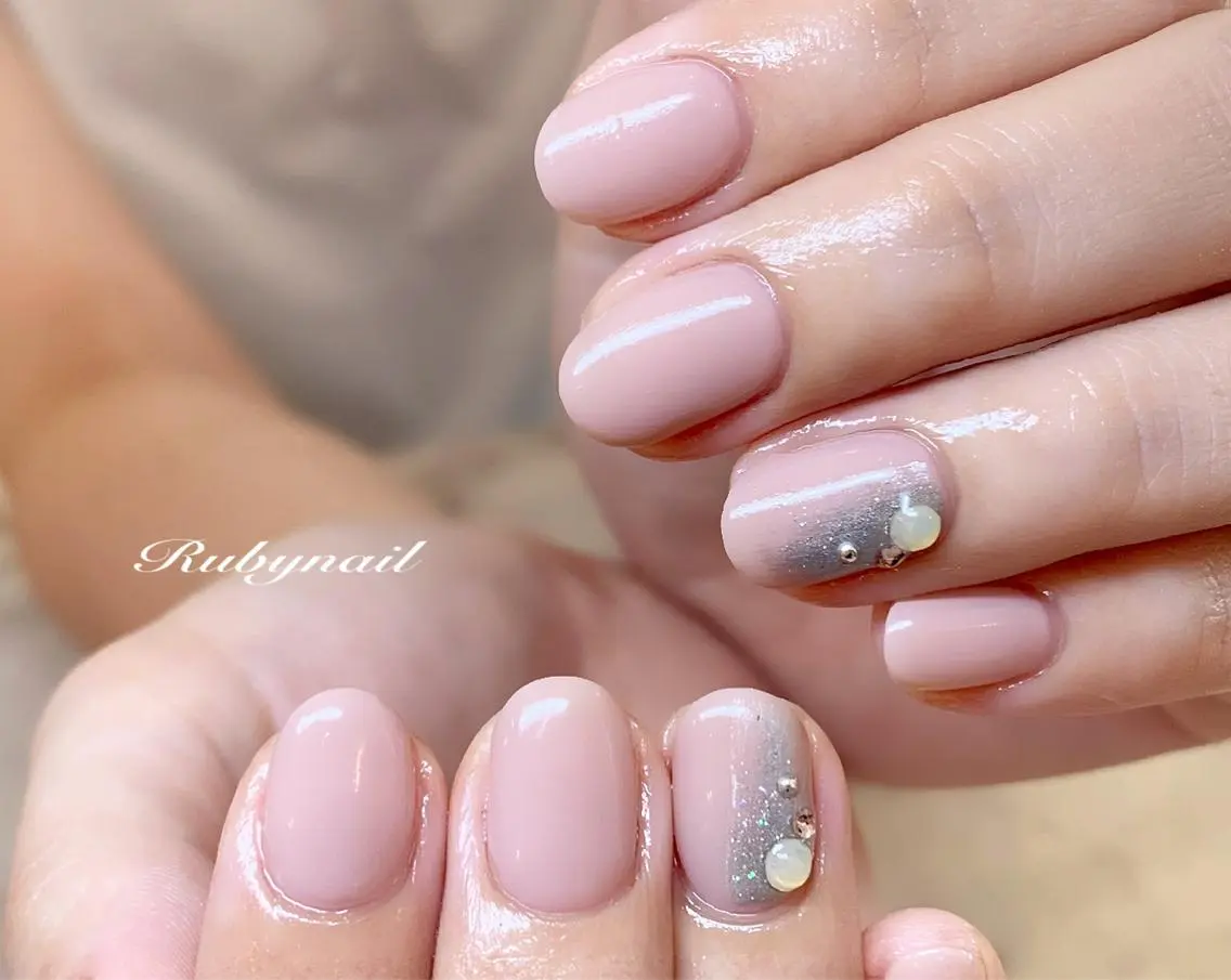 ショート ネイル プライベートサロン Rubynailのネイルデザイン