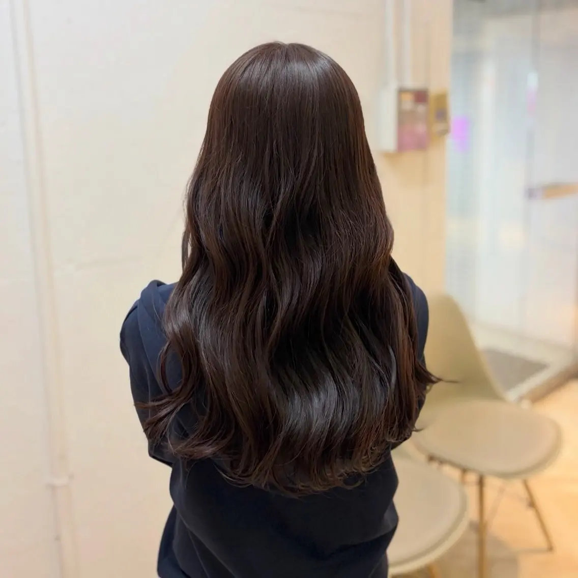 ロング カラー ブラウンカラー ラベンダーカラー カット ヘアカラー 艶カラー / ヘアメ / みき🎀のヘアスタイル