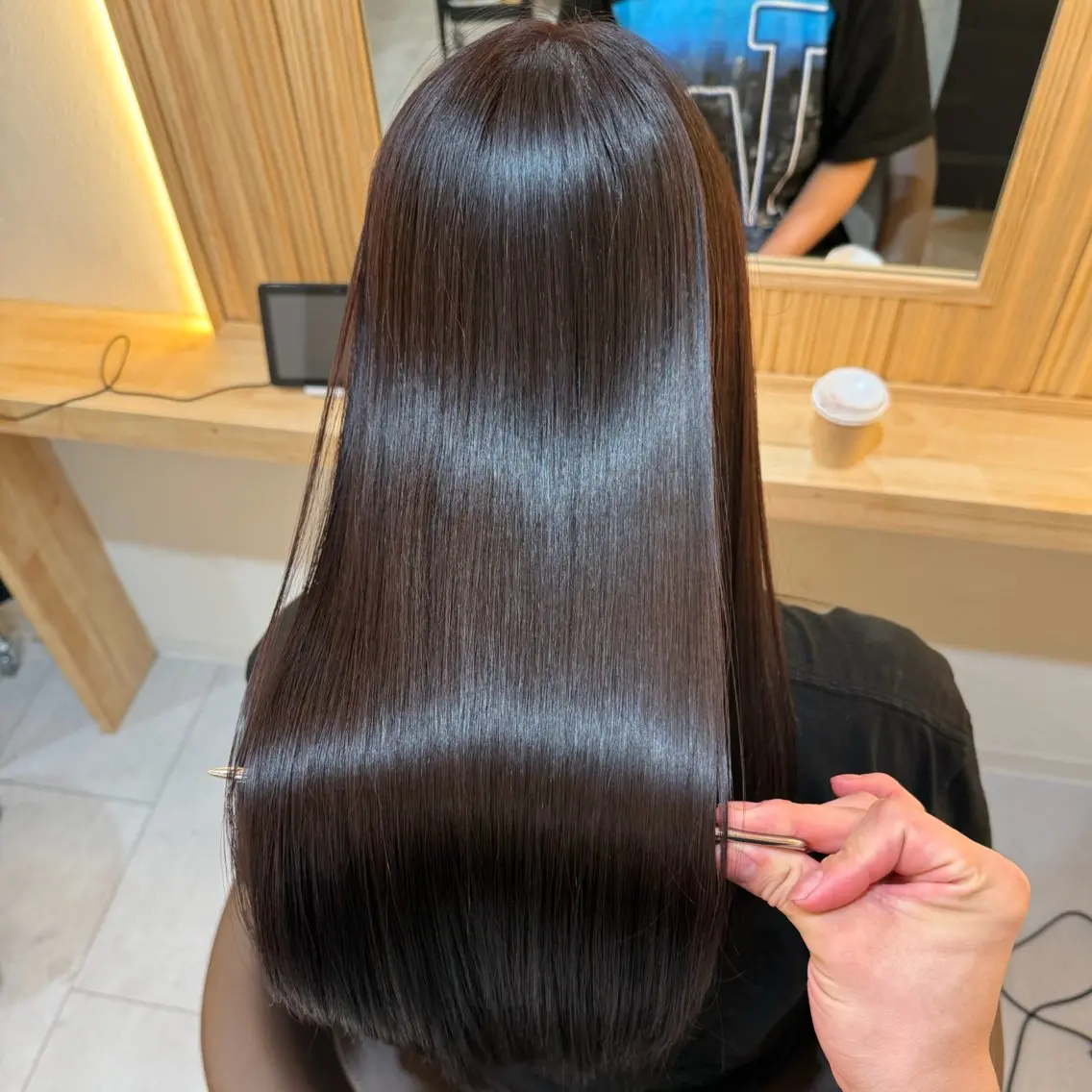 ロング ケアカラー 髪質改善 カット トリートメント かいせい/髪質改善 /縮毛矯正特化のヘアスタイル