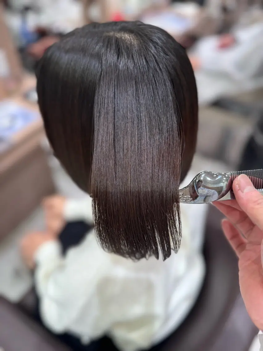 ミディアム カラー カット ヘアカラー トリートメント 指原 仁のヘアスタイル