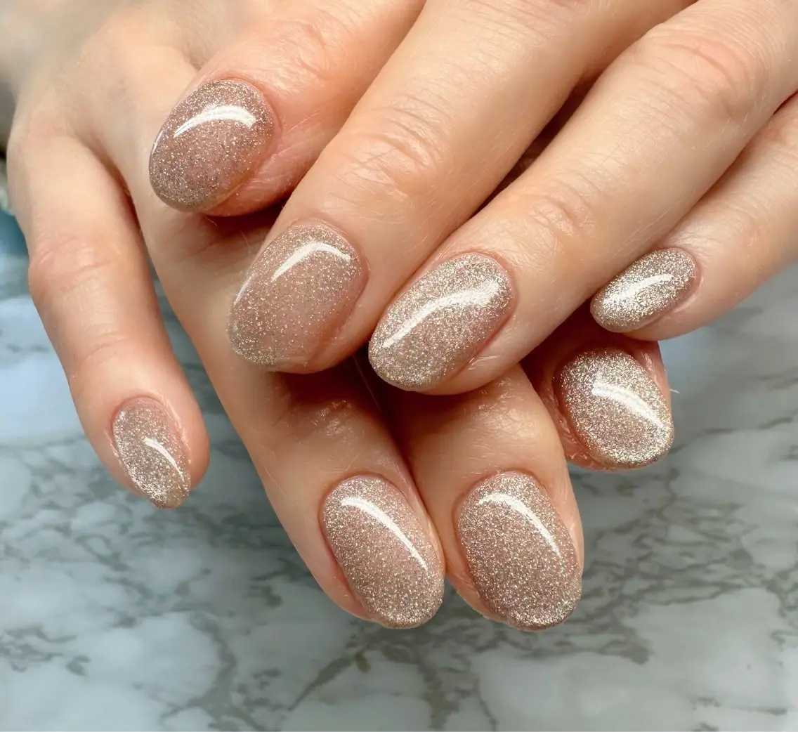 ネイル マグネットネイル ニュアンスネイル ワンカラーネイル 春ネイル Mai’s nailのネイルデザイン