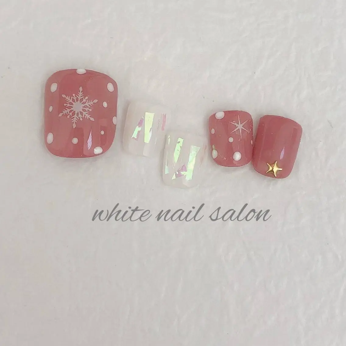 ネイル ジェルネイル ハードジェル 持ち込み ソフトジェル フットネイル white nail salonのネイルデザイン