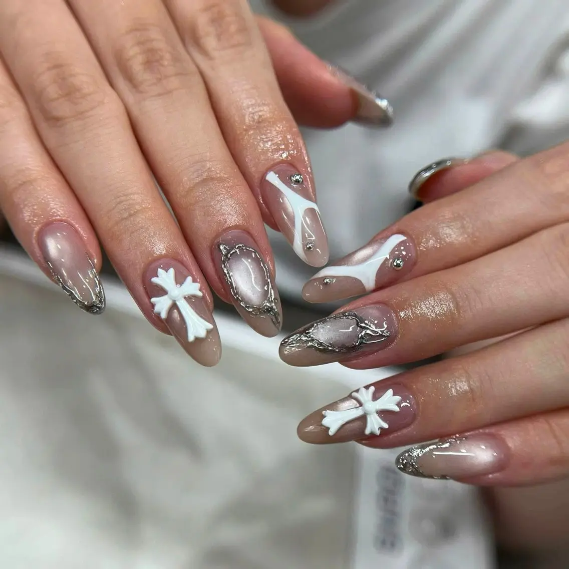 ネイル 長さ出し 韓国ネイル 持ち込み ネイルチップ ワンホンネイル ハンドネイル ハンドケア NOERA NAIL チップ長さ出し大塚店のネイルデザイン