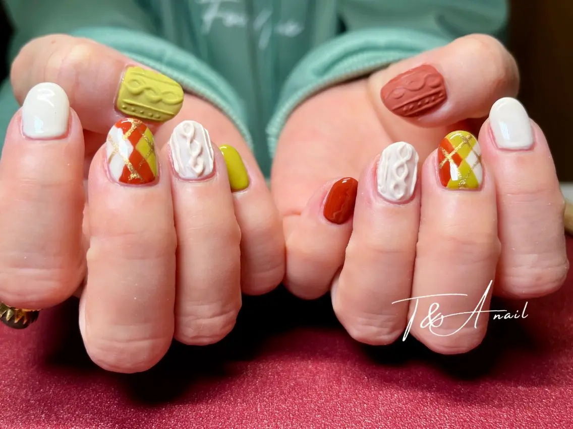 ネイル ジェルネイル ニュアンスネイル スカルプネイル 冬ネイル T&A nailのネイルデザイン