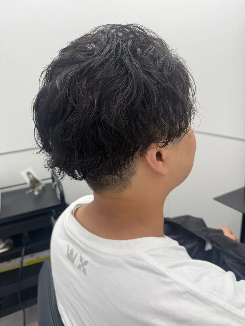 パーマ メンズ デジタルパーマ🫧 韓国風ヘア🫧サクラのヘアスタイル