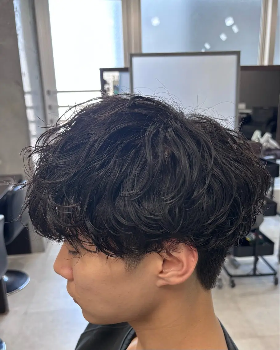 パーマ メンズ カット パーマ パーマキング 🇰🇷yutoのヘアスタイル