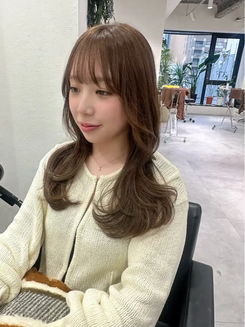 ロング カット ヘアカラー Hina‪🔆‬ CIERA南船場のヘアスタイル