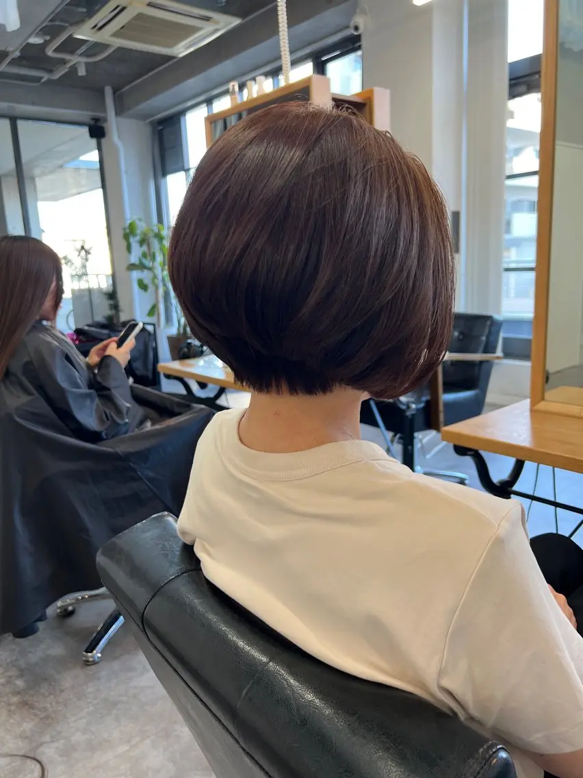 ショート カラー ボブ カット ヘアカラー ショートカット/ 岡山駅前/KAZUのヘアスタイル