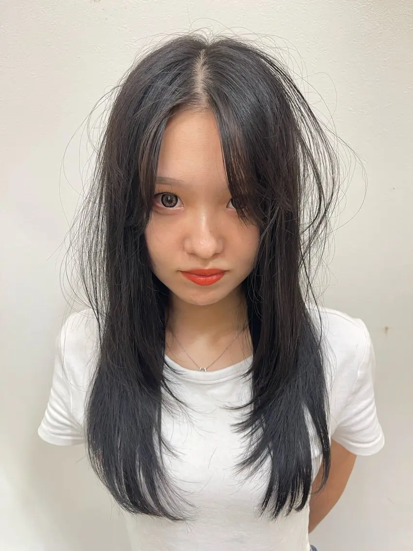ロング レイヤーカット カット ヘアカラー トリートメント 石原圭悟 /ショート/艶カラーのヘアスタイル