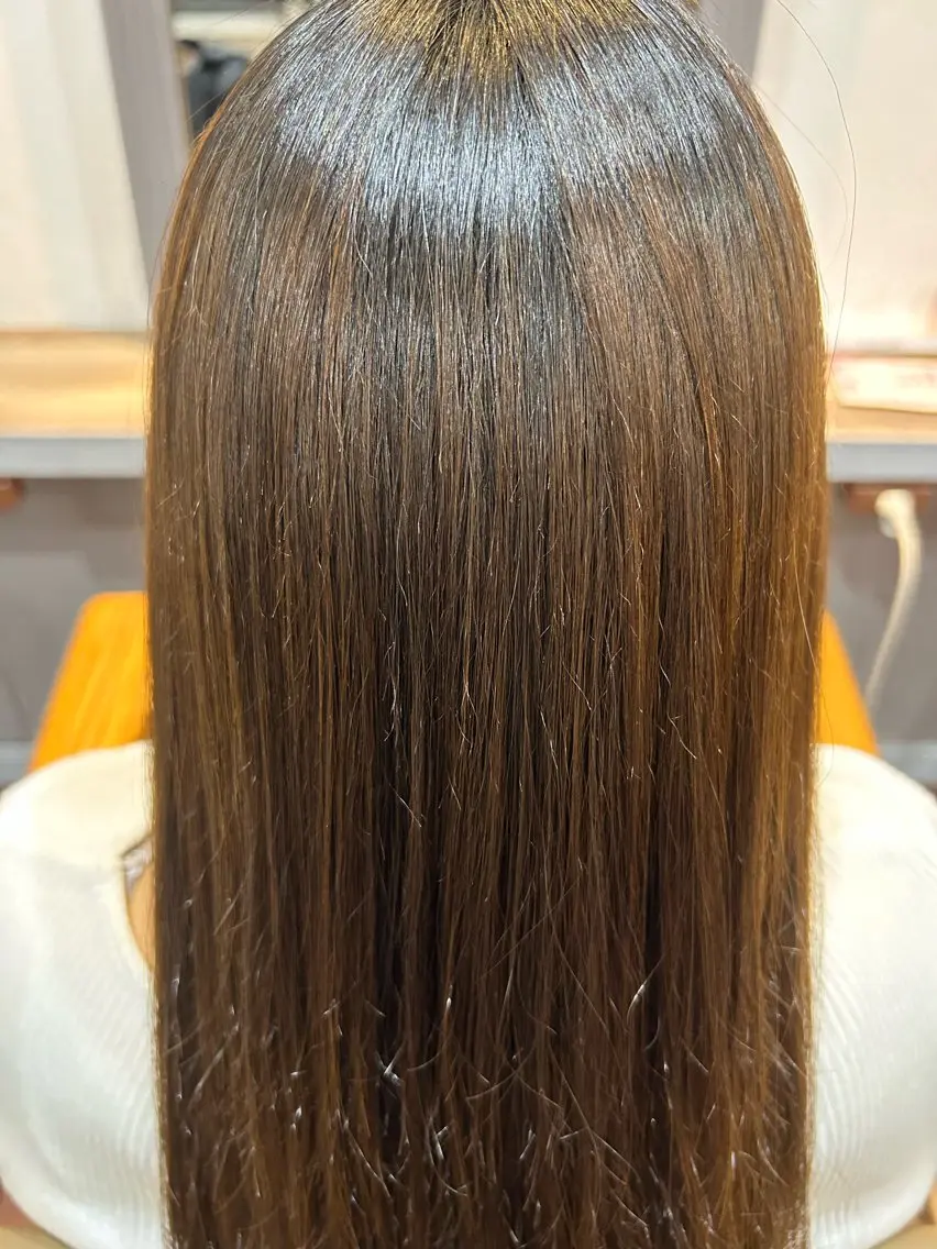セミロング 縮毛矯正 トリートメント 🧊鎌田 拓磨🧊のヘアスタイル