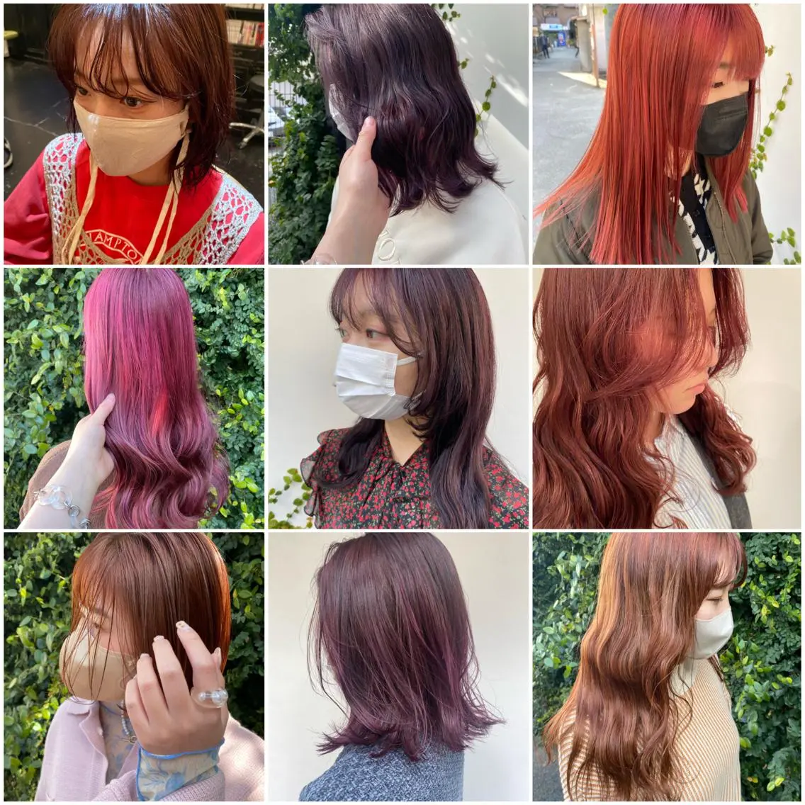セミロング カラー NATSUKI😸 ✂︎南森町美容室のヘアスタイル
