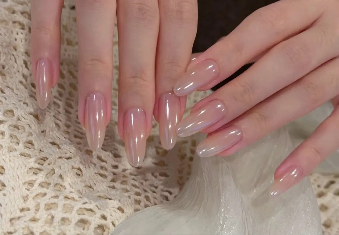 ネイル ブラウン 長さ出し フットネイル フレンチネイル ジェルネイル ハンドネイル ハンドケア NEW NAIL池袋 韓国・ワンホンネイルのネイルデザイン
