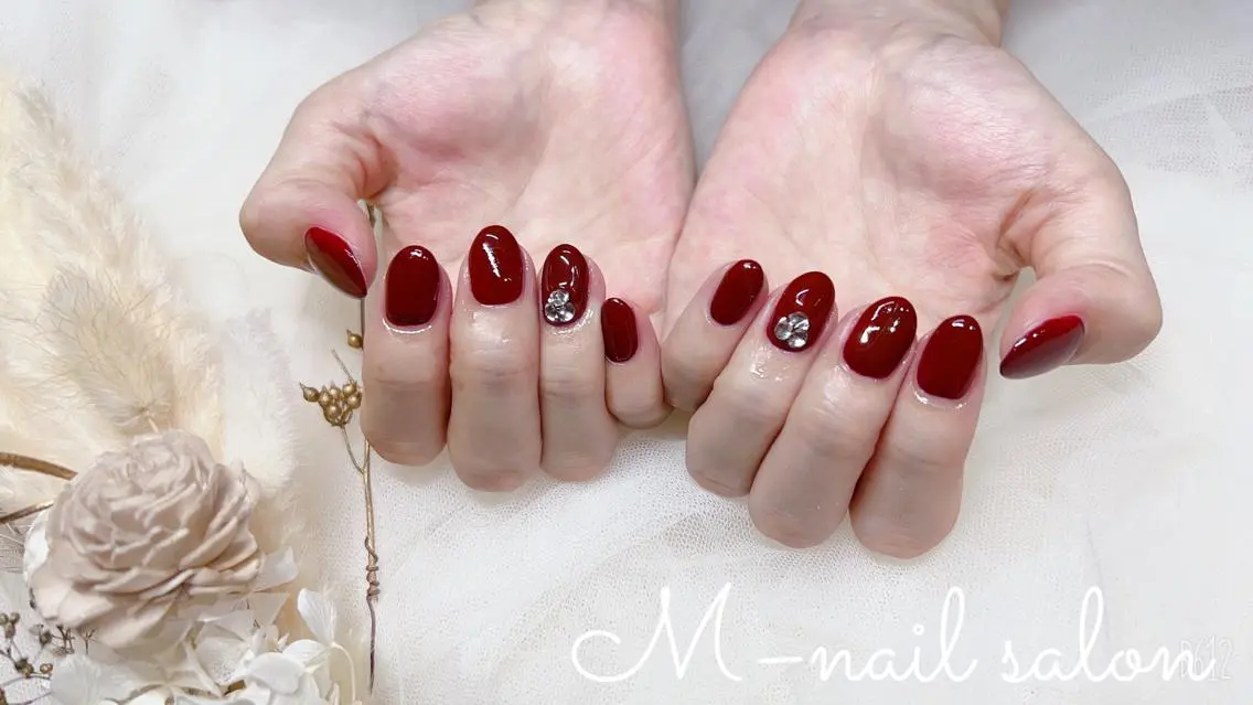 ネイル ワンカラーネイル M_ nail salonのネイルデザイン