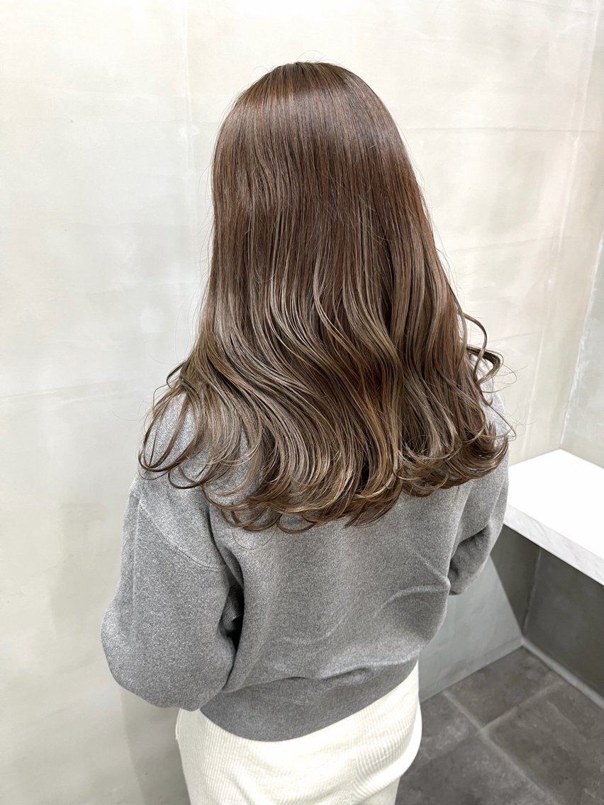 セミロング カラー カット ヘアカラー トリートメント ショートボブ/ 髪質改善/廣兼敦哉のヘアスタイル