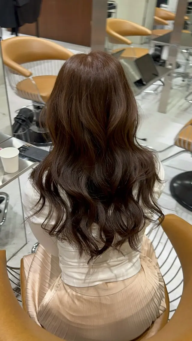 ロング カラー カット ヘアカラー 表参道/似合わせ レイヤー/ryoのヘアスタイル