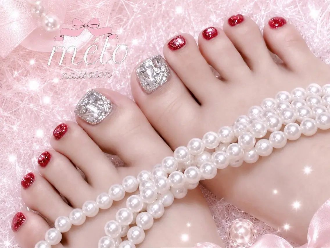 OPEN記念🎀【フット】埋めつくし×ワンカラーの写真