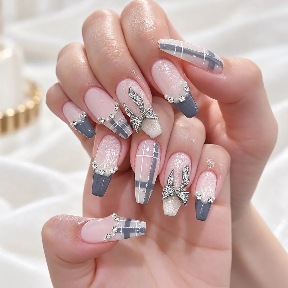 ネイル 韓国ネイル マグネットネイル 持ち込み ハンドネイル RINA Nailのネイルデザイン
