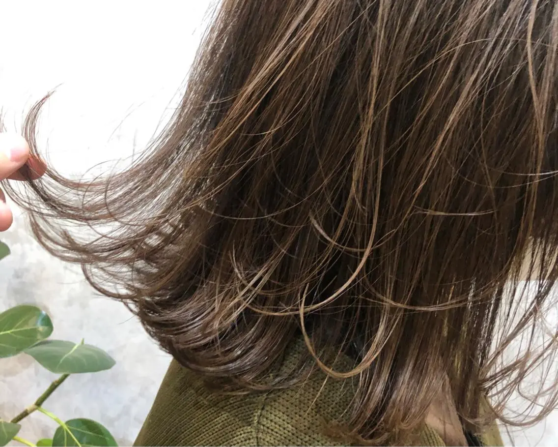 ミディアム カラー olino 【オリノ】西田辺のヘアスタイル