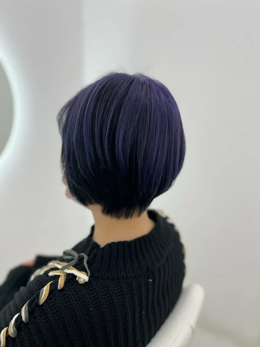 ショート カラー カット ヘアカラー トリートメント ✄﻿aini天王寺 ✄﻿ゆ乃のヘアスタイル