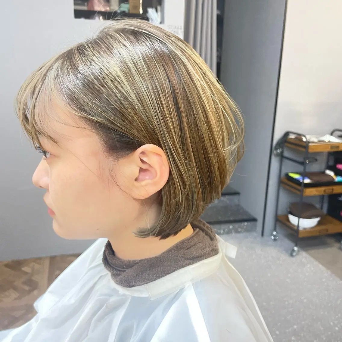 ショート カラー MATISSE藤崎 渕上 ジュビアイのヘアスタイル