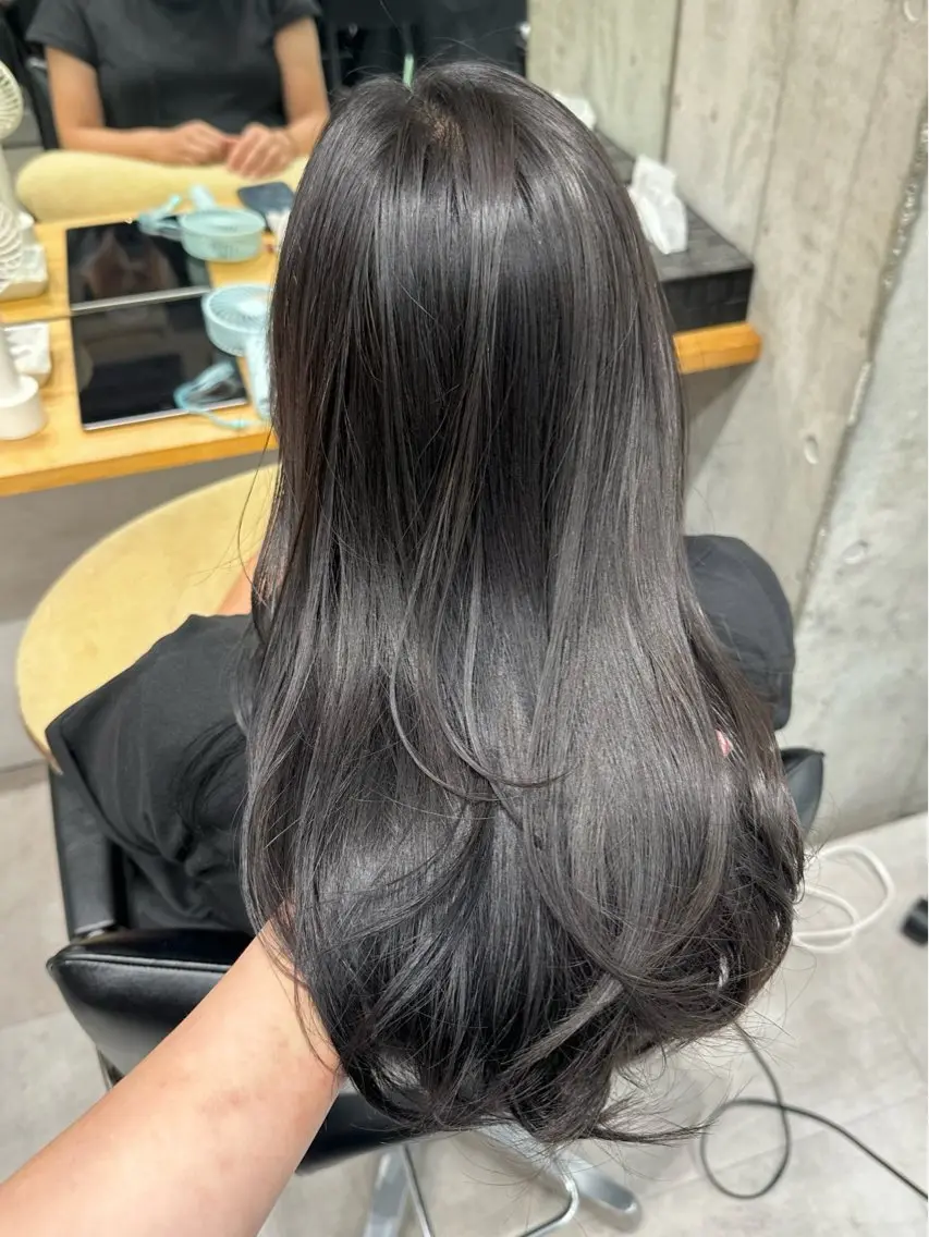 ロング カラー カット ヘアカラー トリートメント 透明感カラー/ボブ /佐藤伶のヘアスタイル