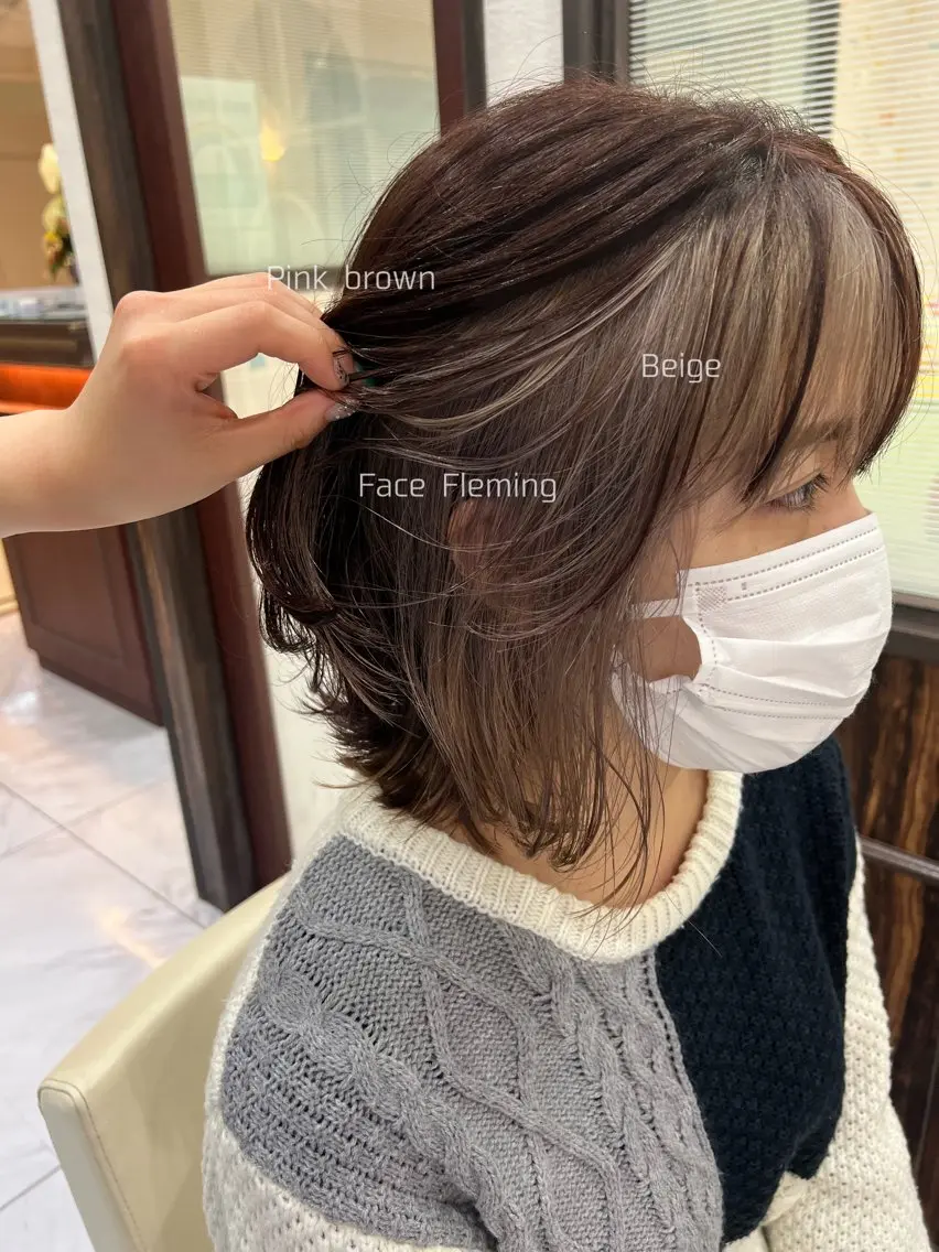 カラー ツヤ髪🫧似合わせ ✨あんどうゆうかのヘアスタイル