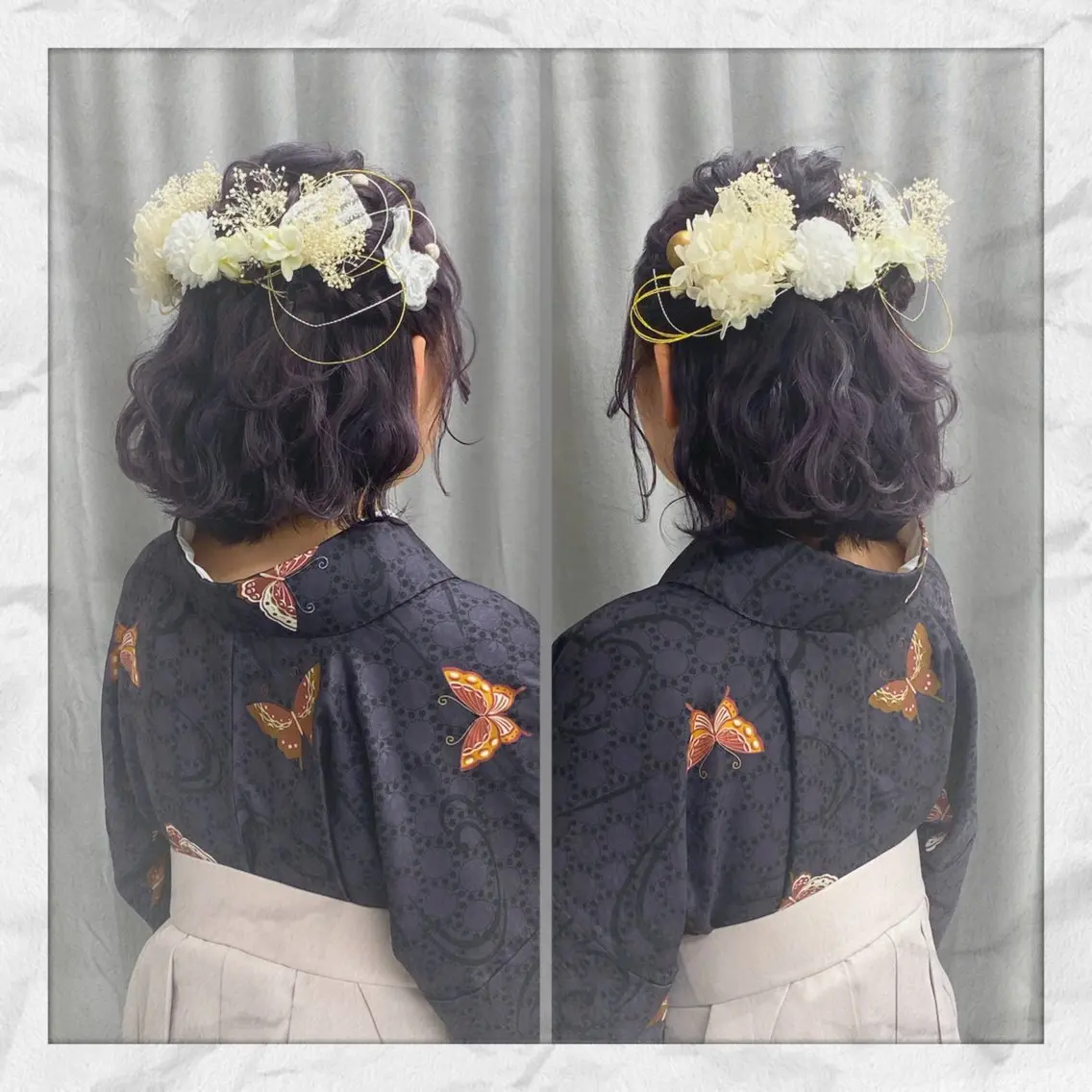 ミディアム ヘアアレンジ ハーフアップ ヘアセット ヘアセット/着付け 𓇼 まつもと𓇼のその他イメージ