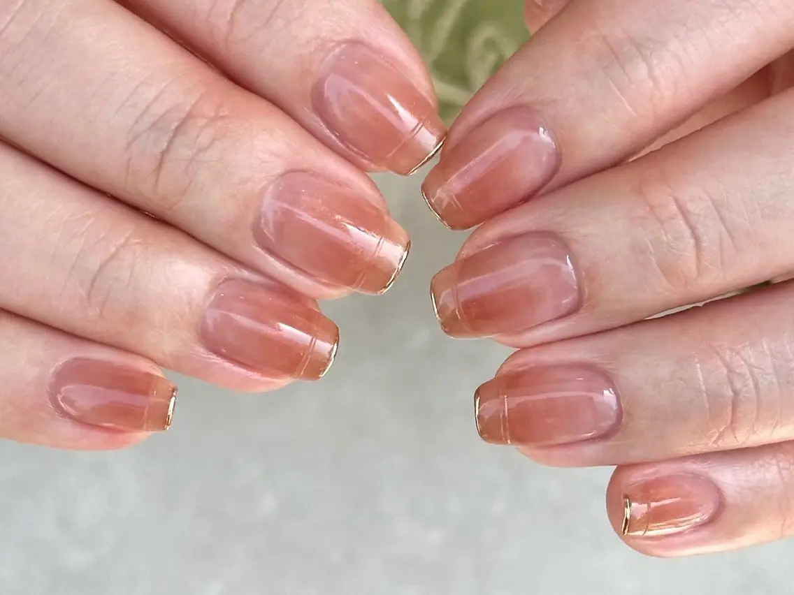 ネイル ニュアンスネイル ハンドネイル Cachette aoiのネイルデザイン
