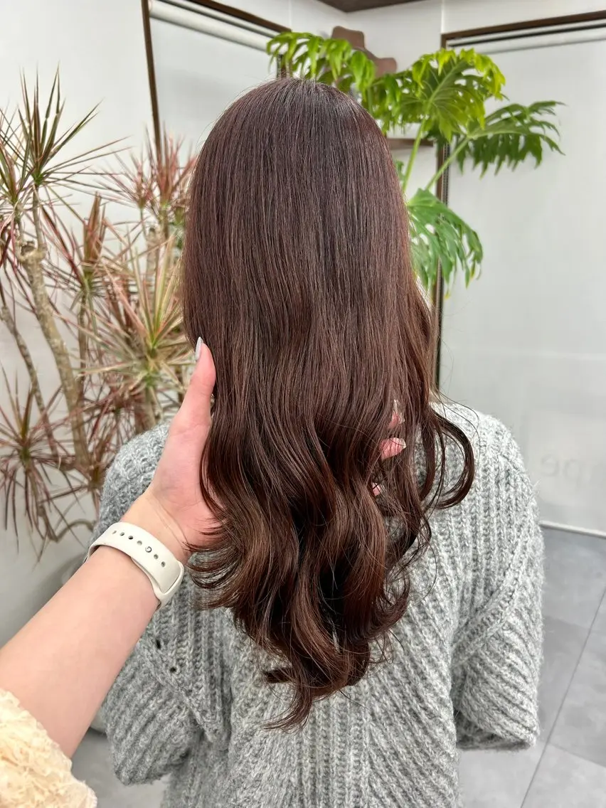 ロング ヘアカラー トリートメント 田村 雪華のヘアスタイル