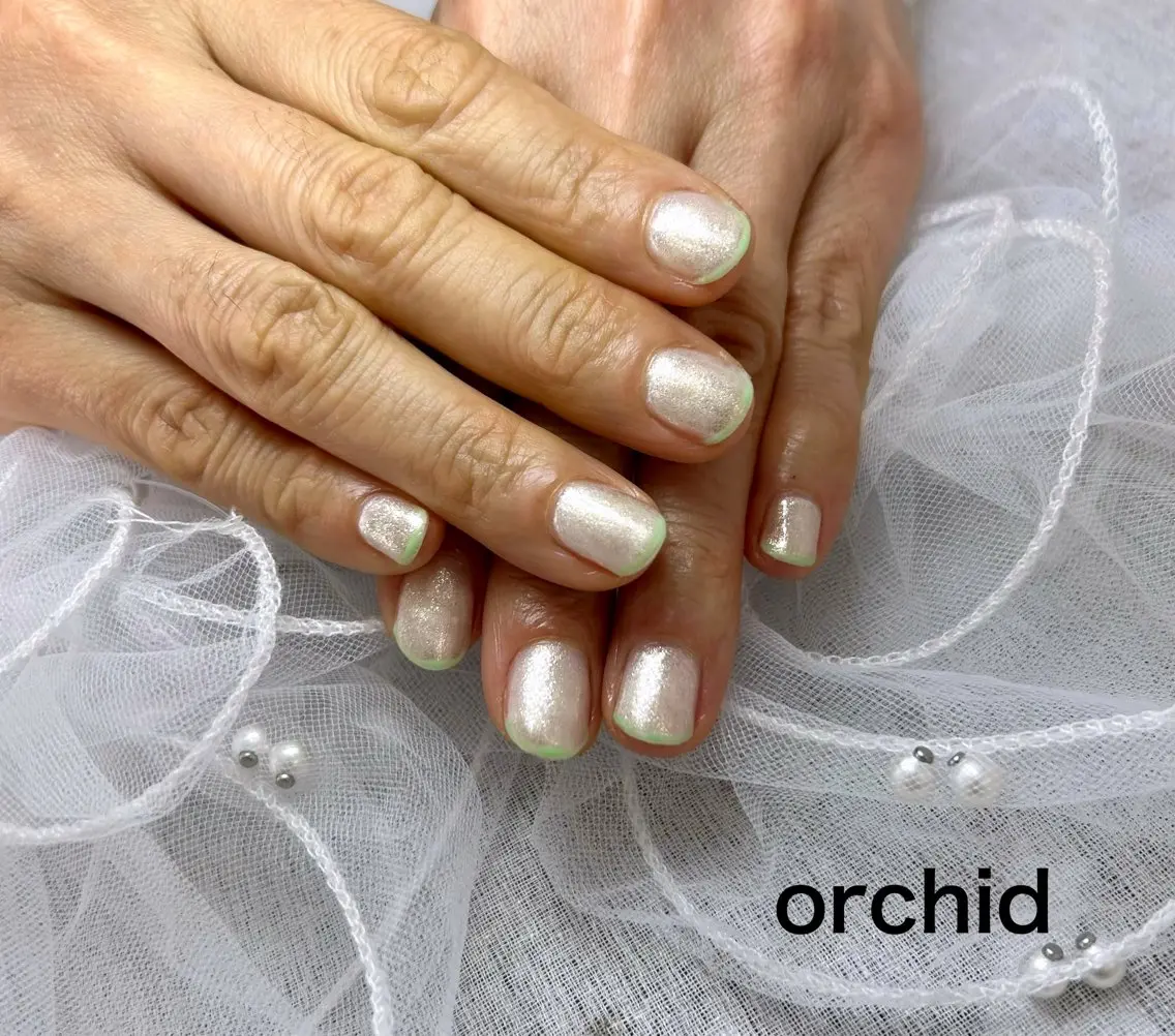 ネイル ハンドネイル orchid ♡オーキッドのネイルデザイン