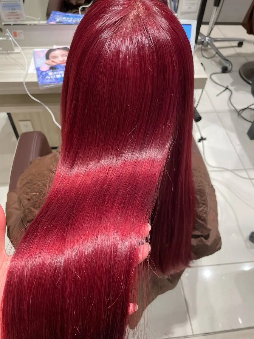 ロング カラー ヘアカラー Ma ruのヘアスタイル
