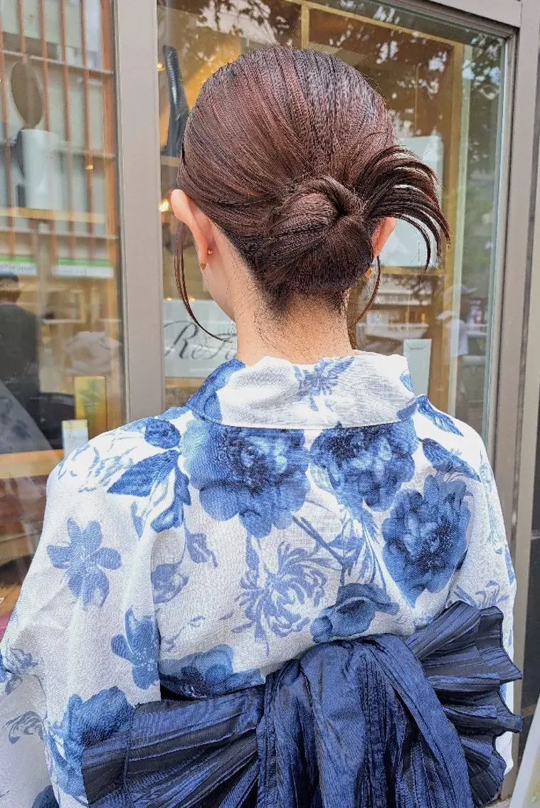 ヘアアレンジ ヘアセット MIYU/透明感 渋谷/ベージュカラーのヘアスタイル