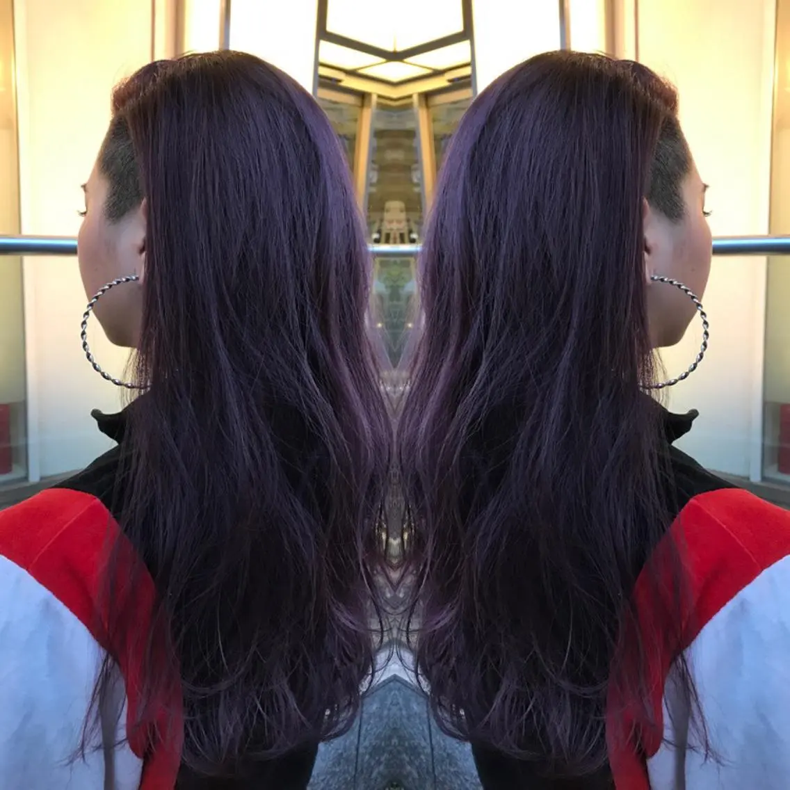 ロング カラー イルミナカラー 青木 茂樹⭐️ 透明感カラーのヘアスタイル