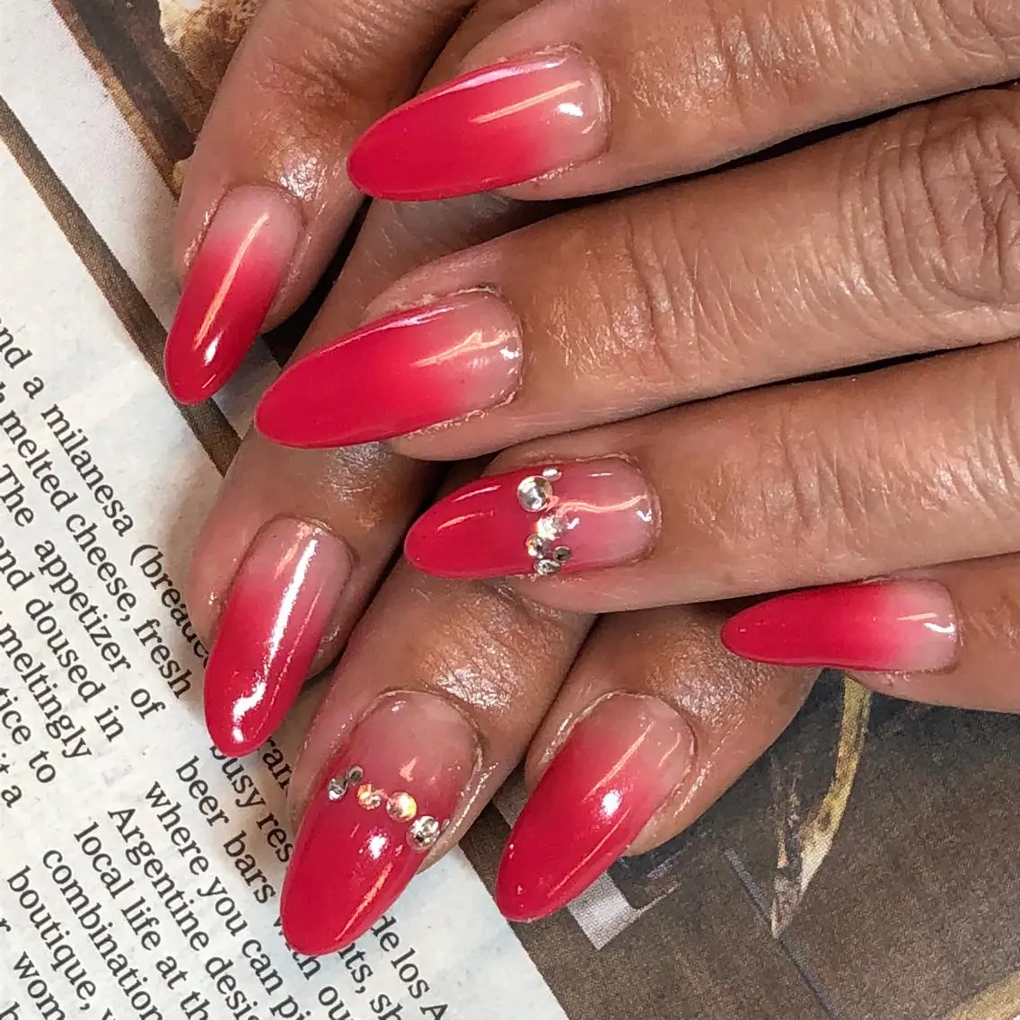 ネイル グラデーション スカルプネイル KIREIE NAILSのネイルデザイン