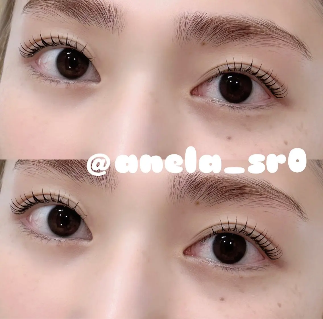 マツエク・マツパ 一重×まつ毛パーマ 🩵ANELA 堀江🪽‪のマツエク・マツパデザイン