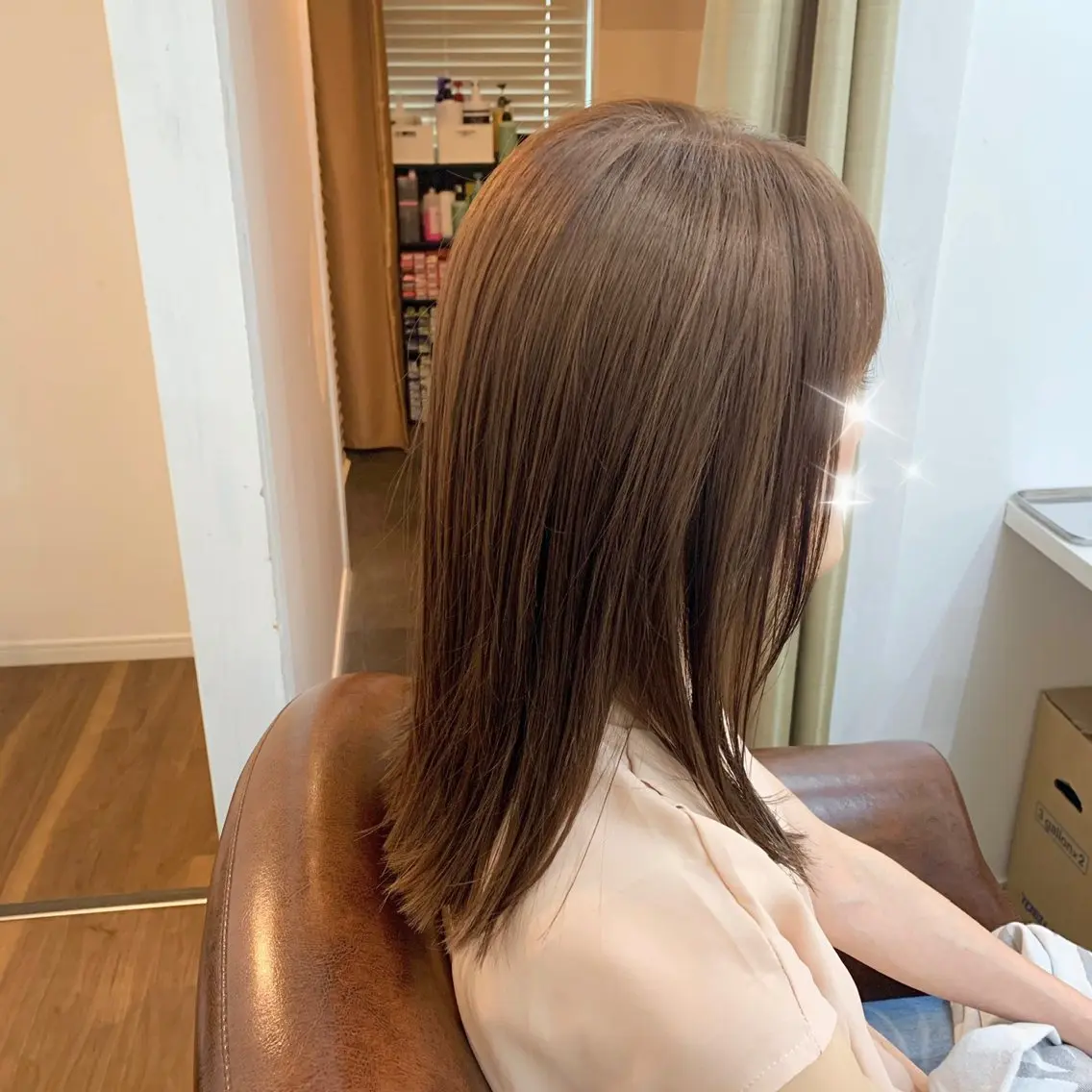 カット10%OFF＋全体ヘアカラー10%OFFの写真