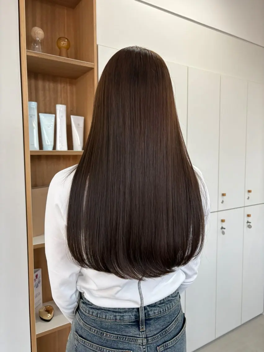【学割U24】前髪カット+透明感カラー+トリートメントの写真