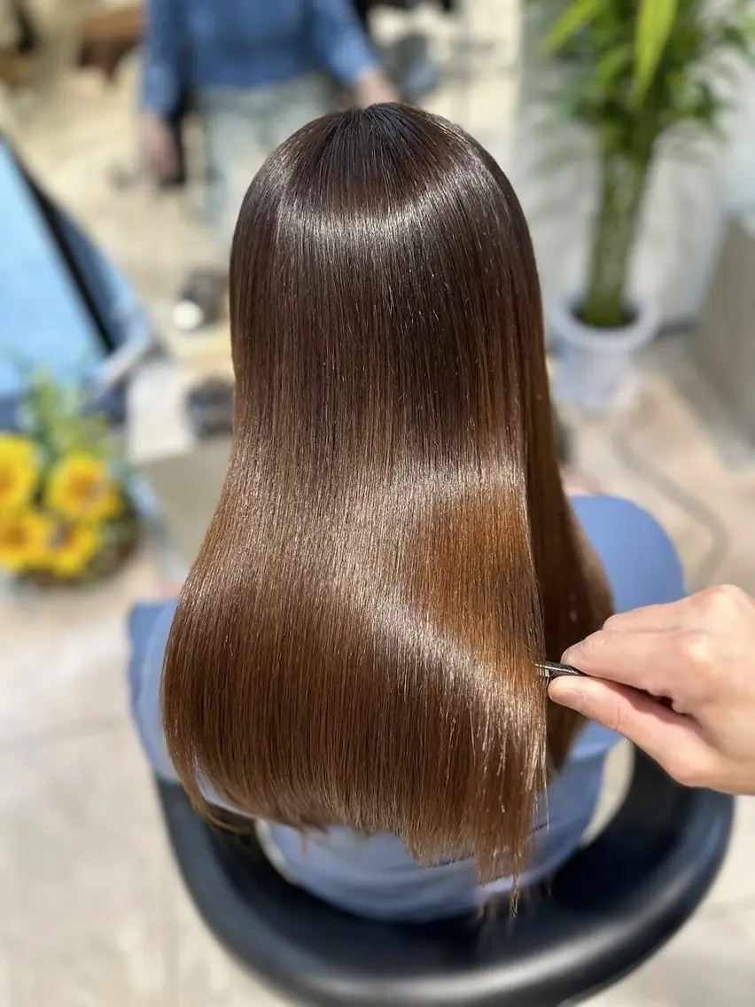 ロング パーマ 縮毛矯正 トリートメント 美髪矯正🫧艶髪特化 🫧関口太郎のヘアスタイル