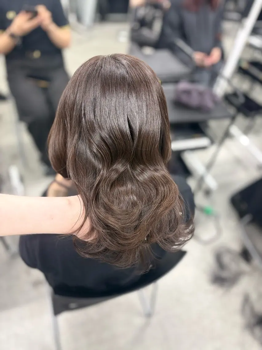 ロング カラー 韓国ヘア/透明感 カラー🎀RUNAのヘアスタイル