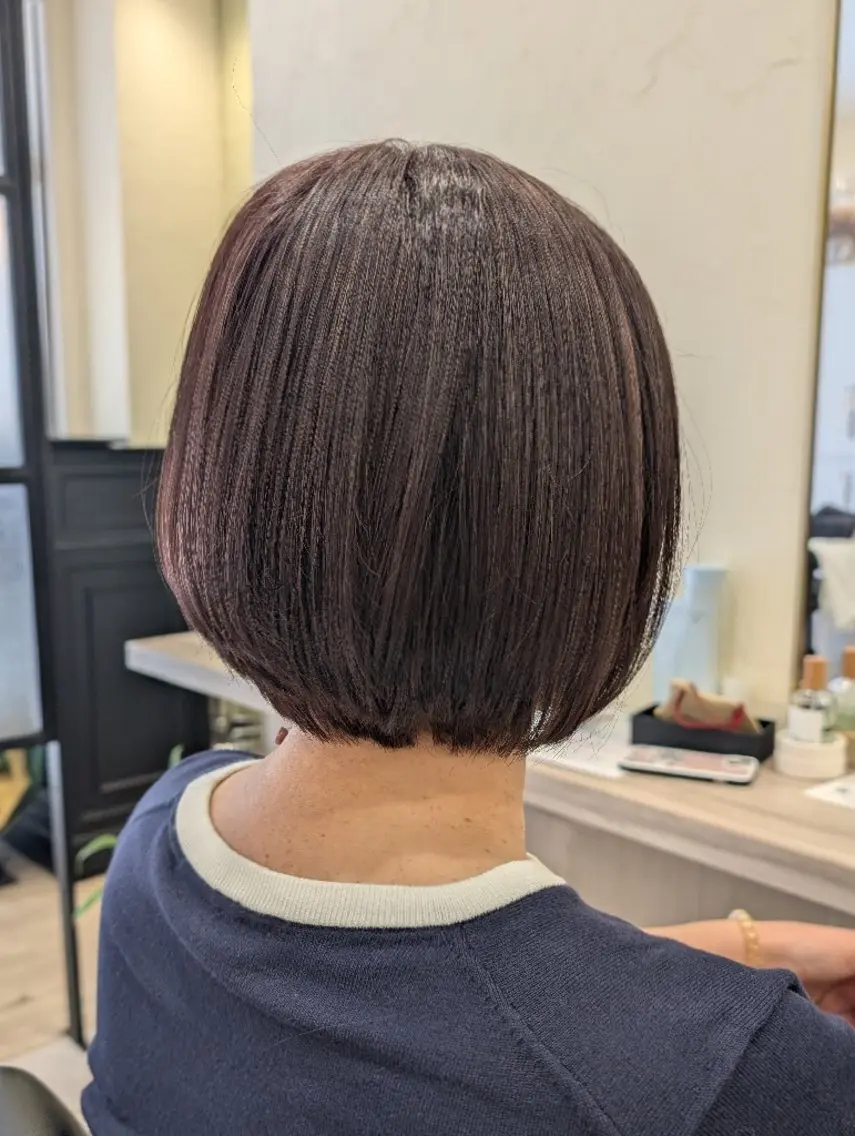ミディアム カラー カット ヘアカラー トリートメント 吉田 彩/艶髪/ ハイライト/メンズのヘアスタイル