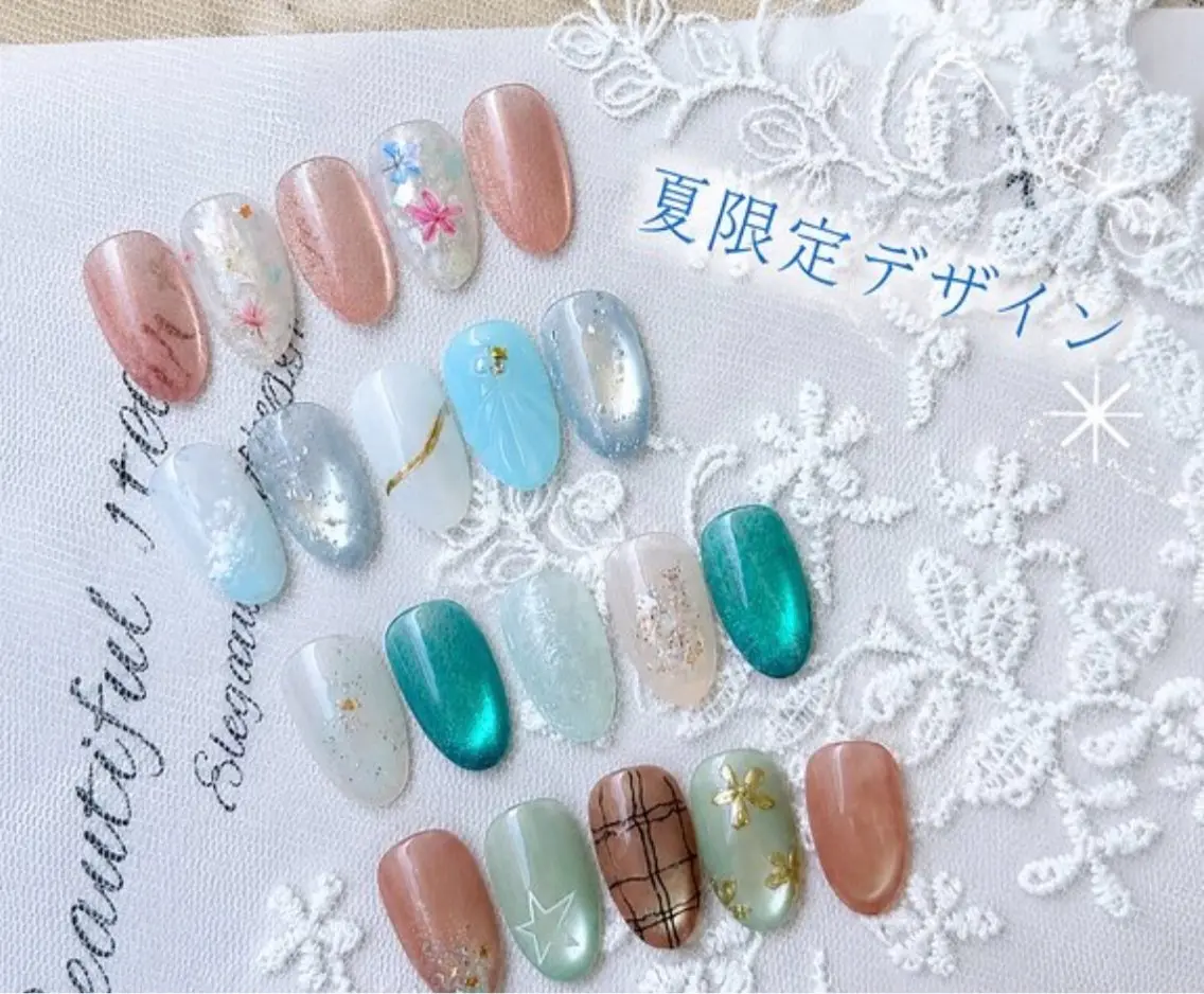 ネイル ハンドネイル メルシー ゆりのネイルデザイン
