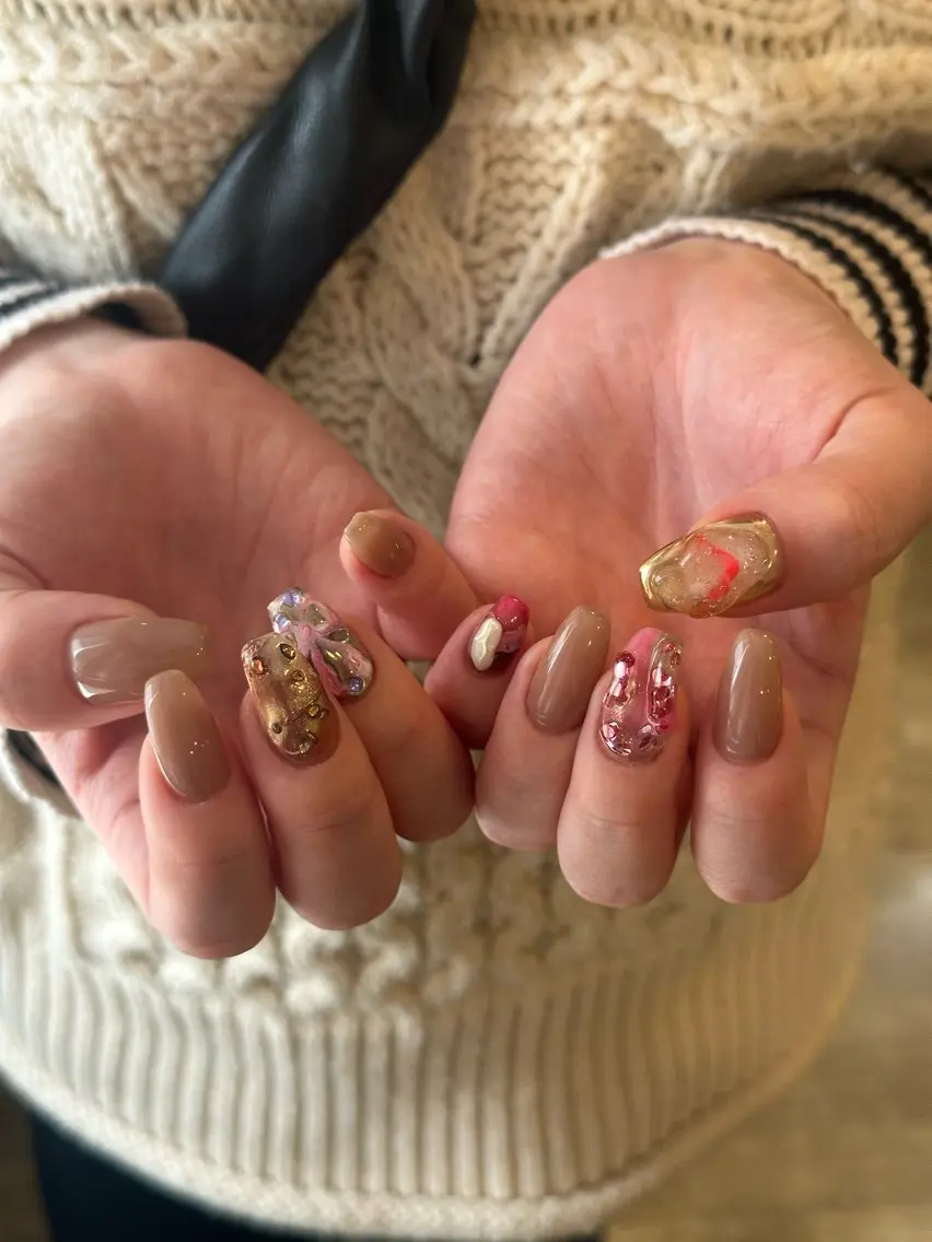 ネイル ニュアンスネイル ハンドネイル Natsuko 🪼のネイルデザイン