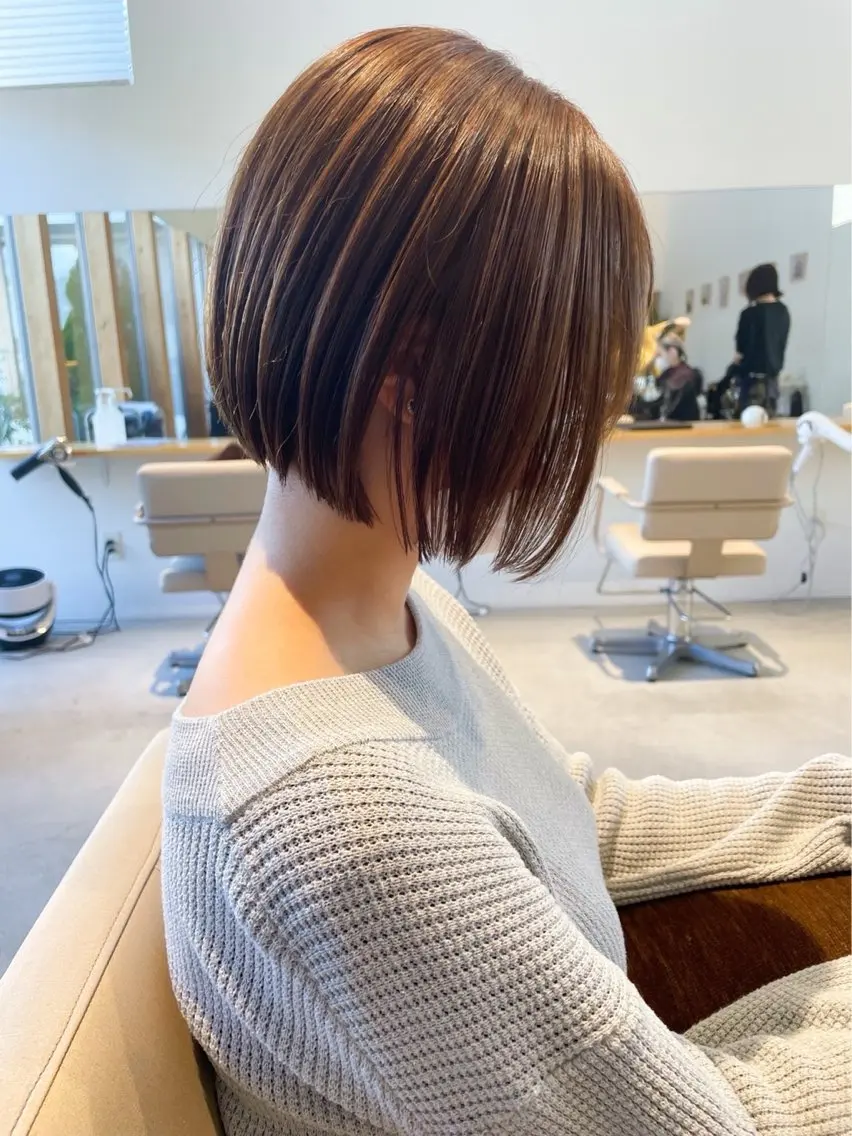 カット+縮毛矯正+3stepトリートメントの写真
